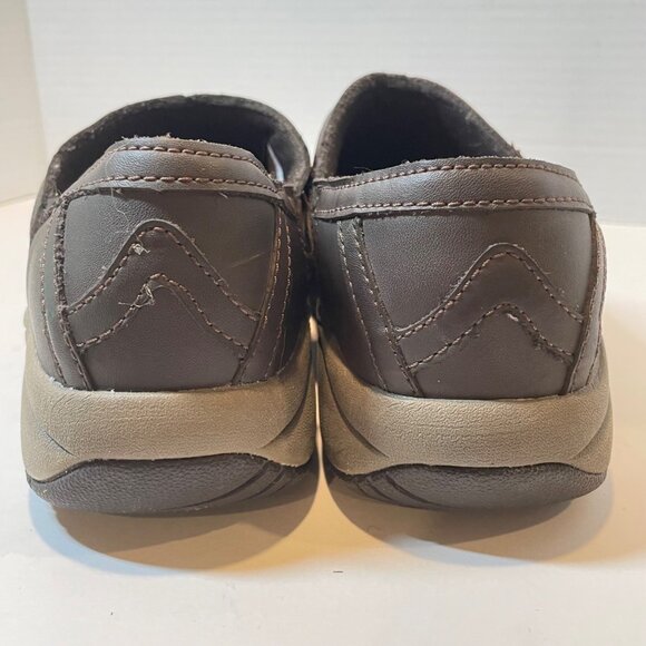 Merrell Brown Slip-On Leather Comfort Shoes Womens 8 - Picture 11 of 12